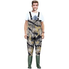 Load image into Gallery viewer, Waterproof Chest Waders Nylon PVC Cleated Bootfoot -XL
