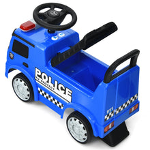Load image into Gallery viewer, Mercedes Benz Kids Ride On Push Licensed Police Car-Blue

