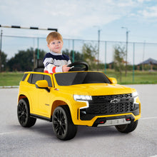Load image into Gallery viewer, 12V Kids Ride on Car with 2.4G Remote Control-Yellow
