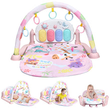 Load image into Gallery viewer, 3 in 1 Fitness Music and Lights Baby Gym Play Mat-Pink
