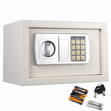 Load image into Gallery viewer, White 12.5" Electronic Keypad Digital Lock Safe Box
